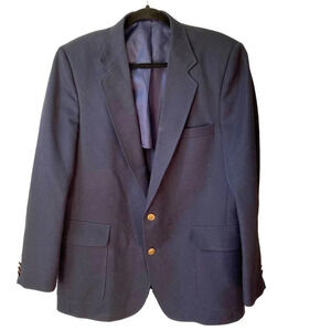 Magic Stretch By Hagger Men Suit Jacket 2 Button Blazer Size 44R Pockets